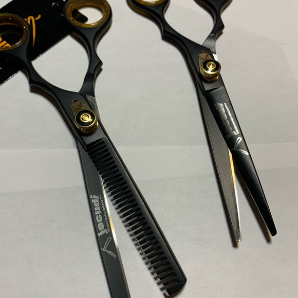 6.5" Professional Hair Cutting Japanese Scissors Thinning Barber Shears Set Kit - Picture 3 of 5
